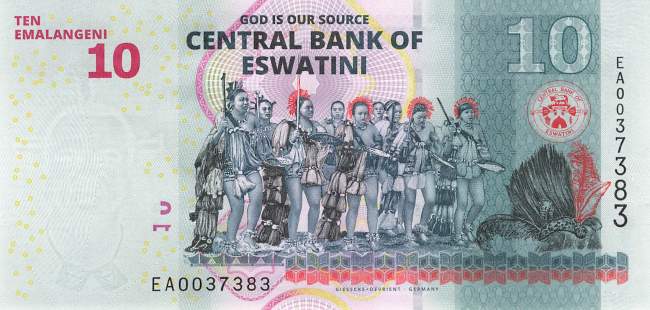 Swaziland p44A 10 Emalangeni 2024